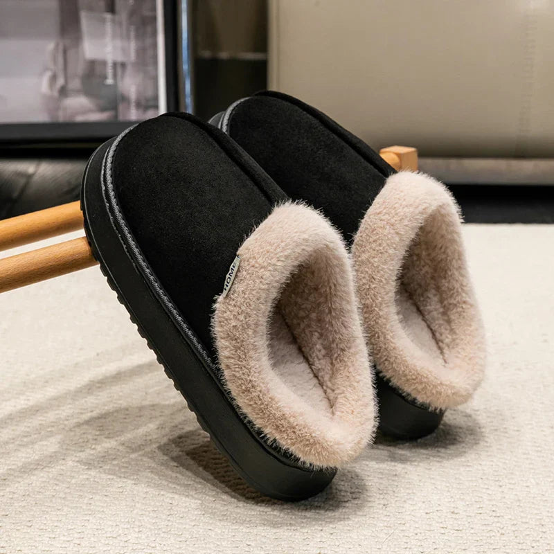 Charlotte | Pantuflas acogedoras con forro de piel para mujer