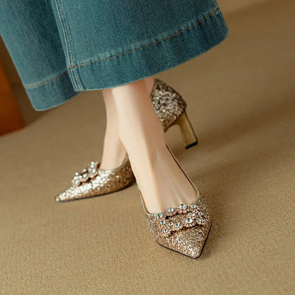 Zapatos de tacón Gloria Glitter