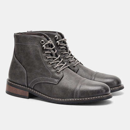 Vintage-Inspired Derby Boots