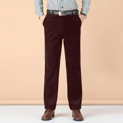 Brian | Pantalones de vestir de terciopelo para hombre