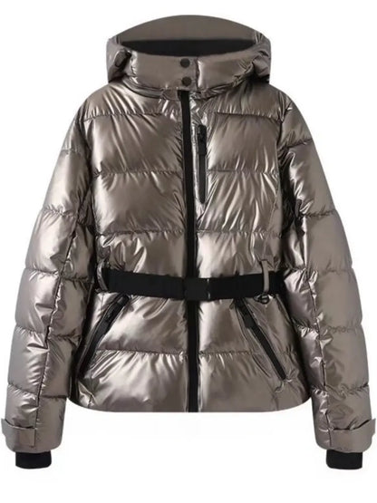 Women’s Winter Belted Fit Puffer Jacket