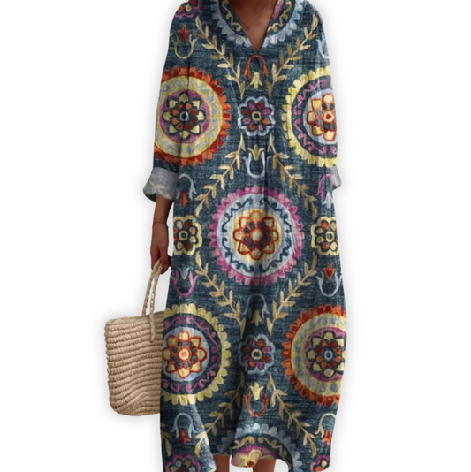Olivia - Vestido vintage claro