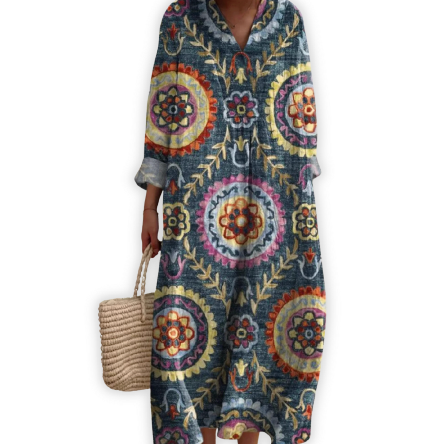 Olivia - Vestido vintage claro