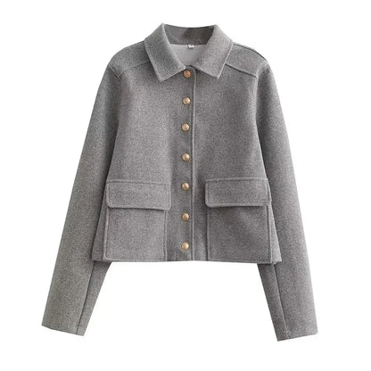 Isabel | Women’s Chic Button Front Short Jacket