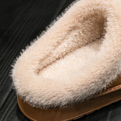 Charlotte | Pantuflas acogedoras con forro de piel para mujer