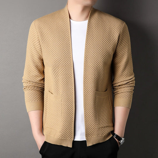 Arthur | Men’s Slim Fit Knitted Cardigan with Pockets