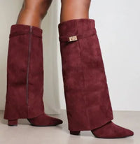 Red Suede Plush