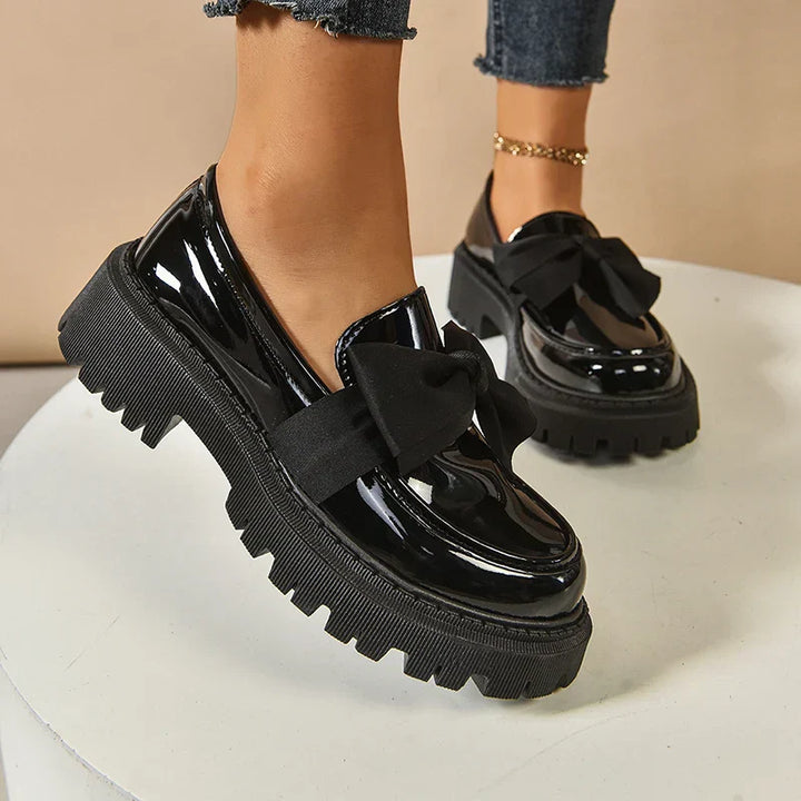 Real Leather Platform Shoes
