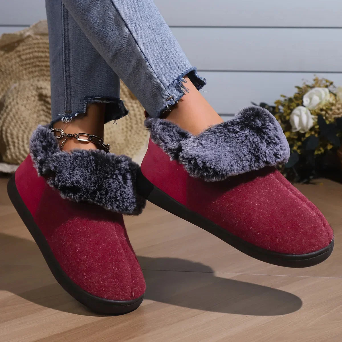 VERA | Pantuflas de felpa suave