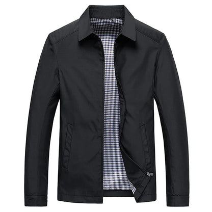 Chaqueta elegante con cremallera 