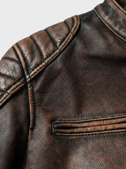 Troels™ | Chaqueta de cuero de primera calidad