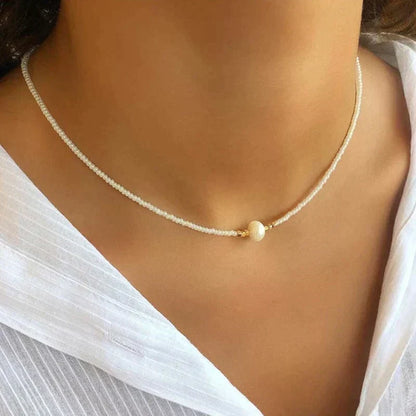 Pearl Beaded Choker