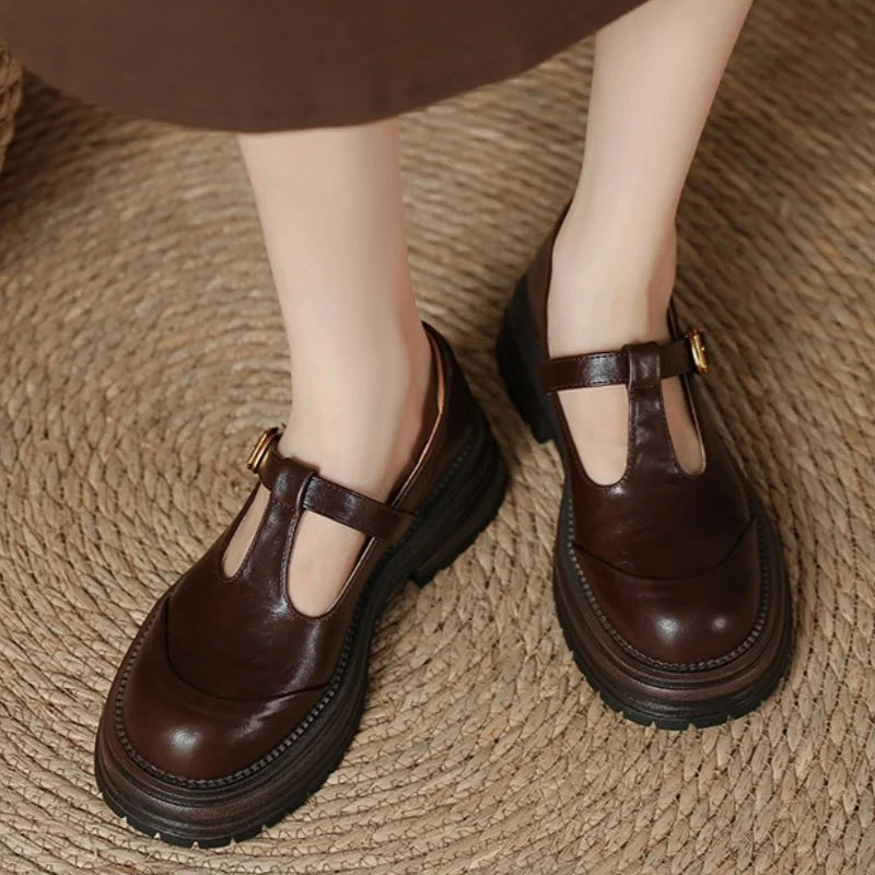 Zapatos Farisse con barra en T