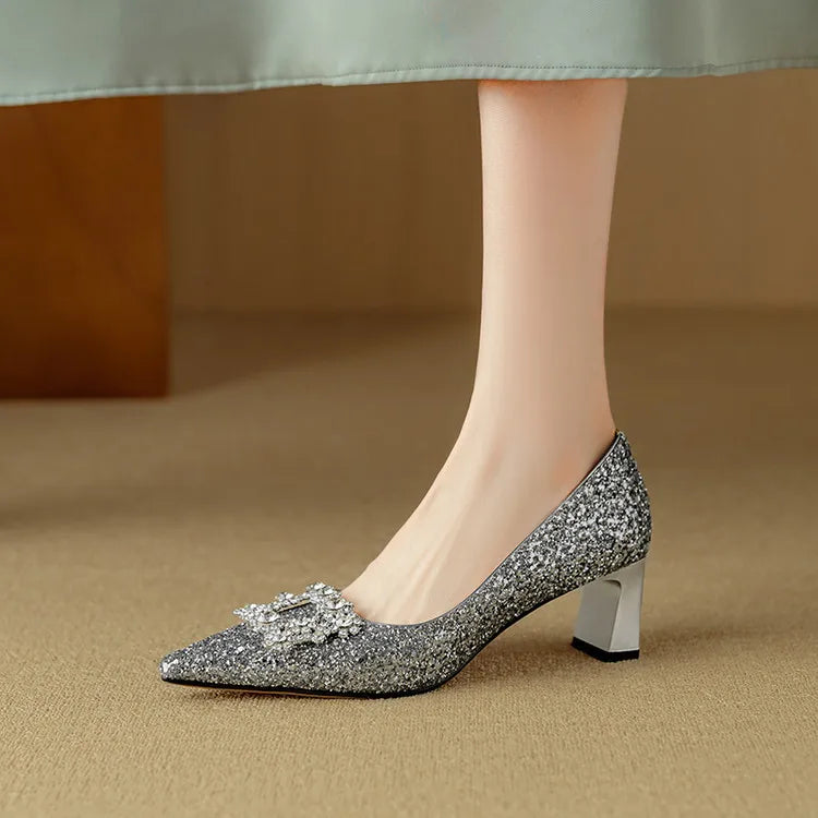 Zapatos de tacón Gloria Glitter