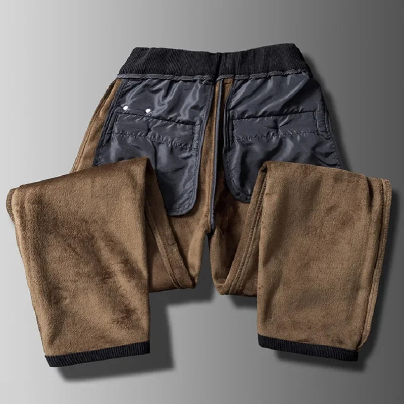 Men's Winter Fleece-Lined Warm Pants