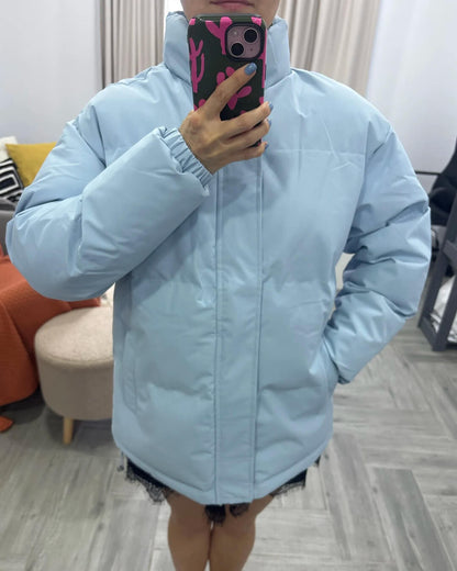 Daisy | Chaqueta de plumón impermeable de cuello alto para mujer