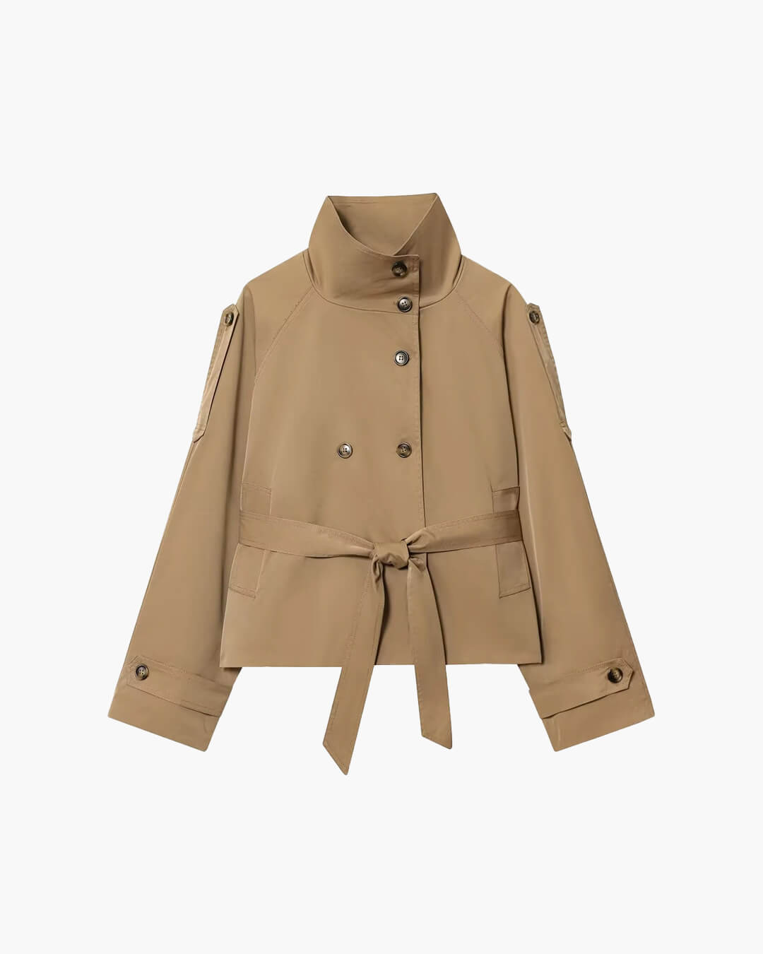 Addison | Women’s Winter Belted Cropped Trench Coat