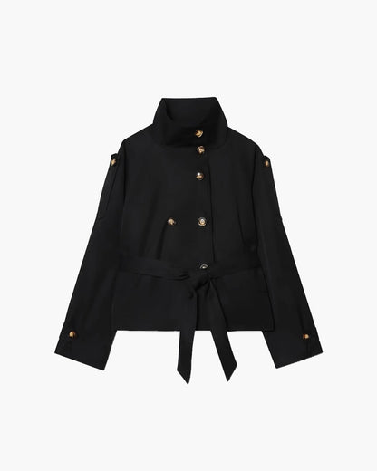 Addison | Women’s Winter Belted Cropped Trench Coat