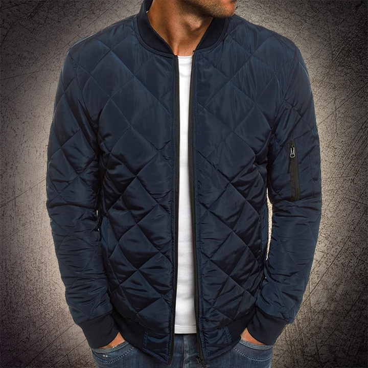 Quilted Lightweight Bomber Jacket Men