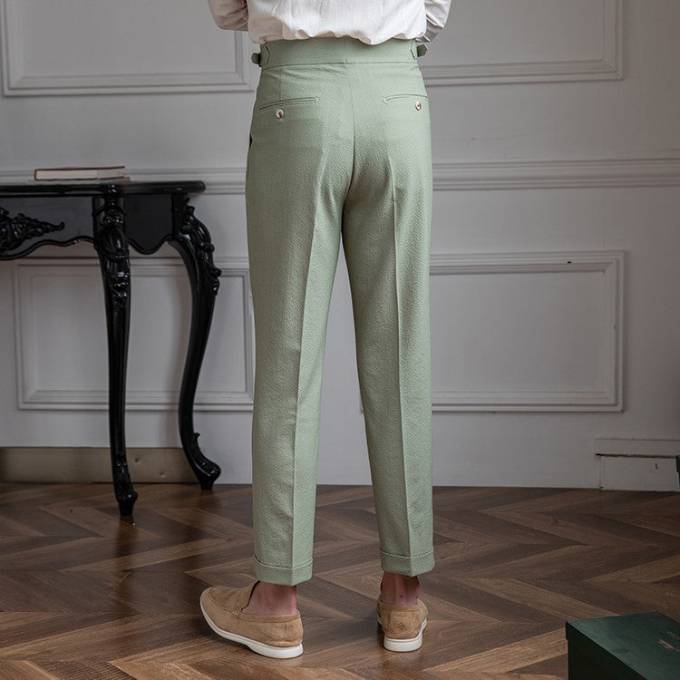 Connor | Men's Tailored Pleated Trousers