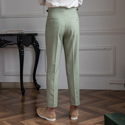Connor | Men's Tailored Pleated Trousers