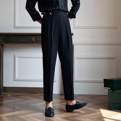 Connor | Men's Tailored Pleated Trousers