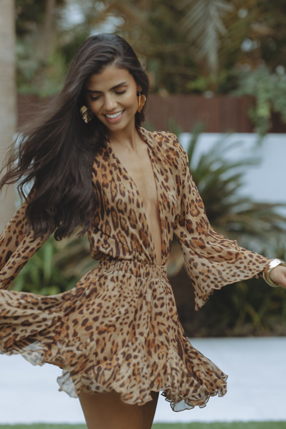 Puff Sleeve Summer Mini Dress