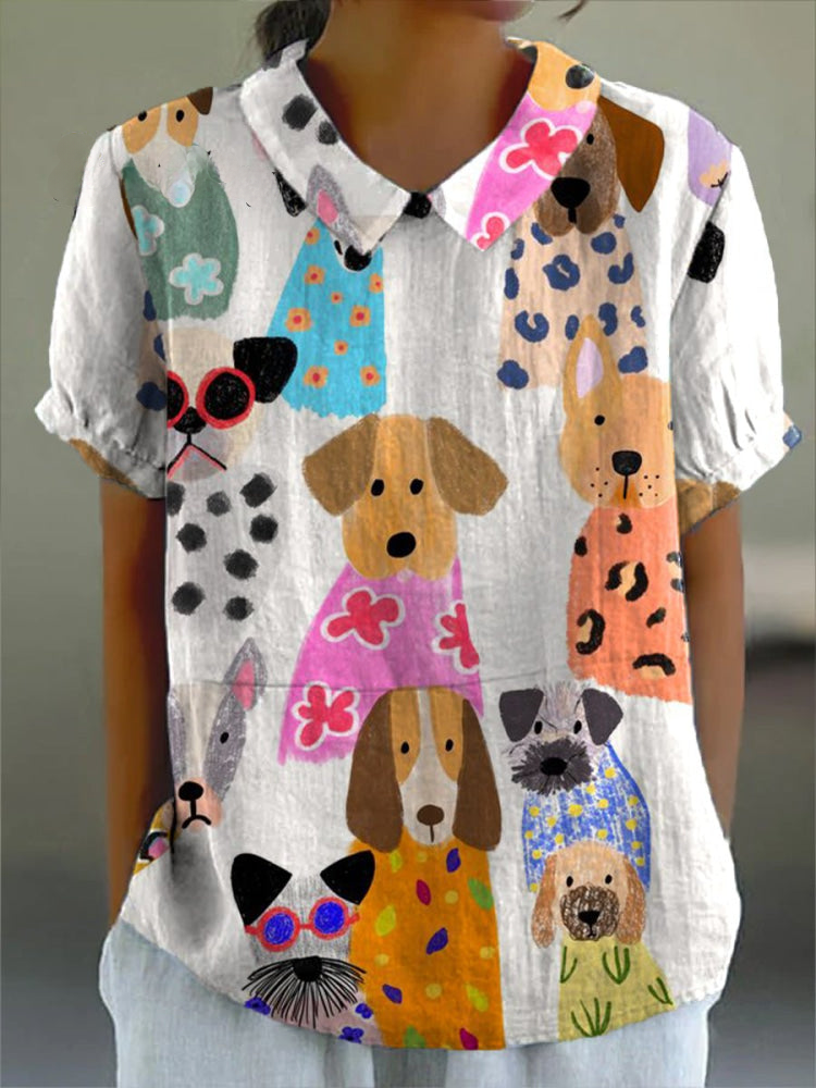 Tilly | Camisa con estampado de perro