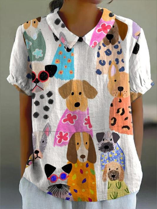 Tilly | Camisa con estampado de perro