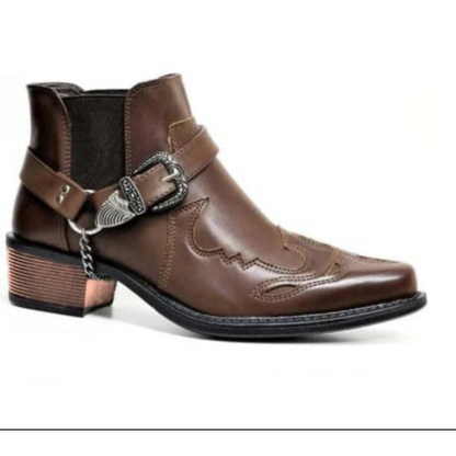 Andrew | Botas vaqueras de invierno para hombre con hebilla