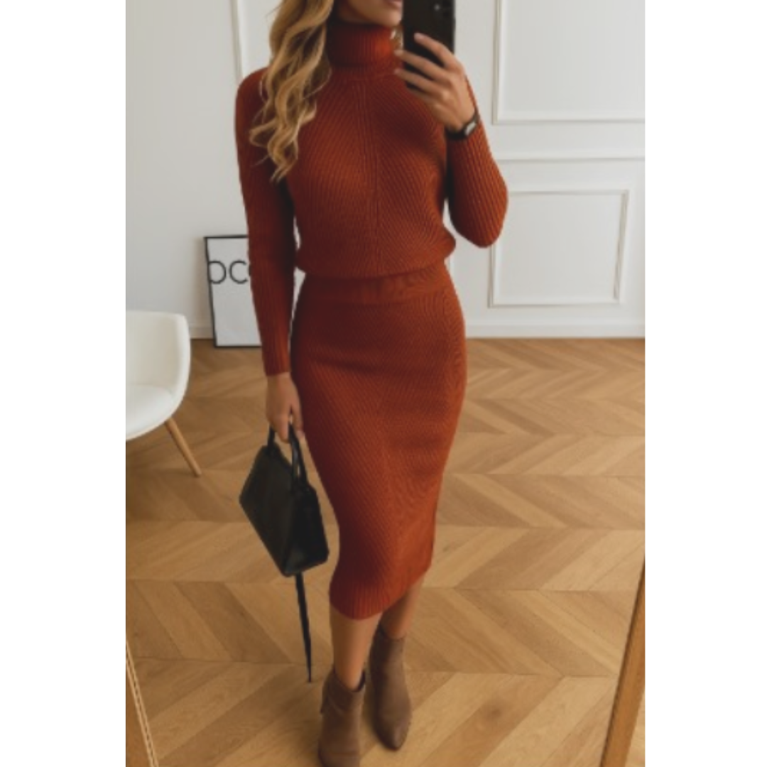 Women’s Stylish Comfortable Midi Sweater Dress