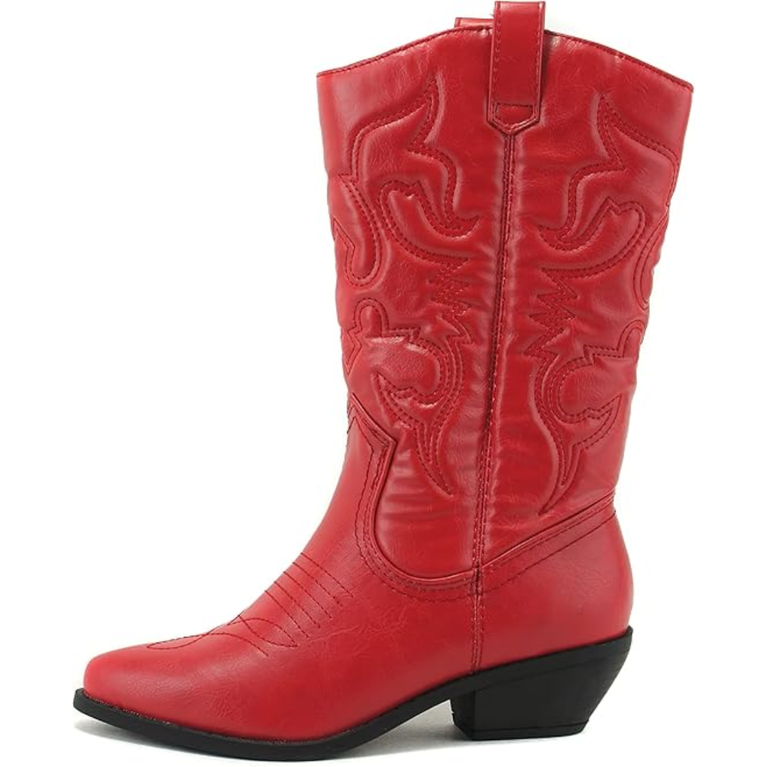 Women’s Classic Western Boots with Embroidery