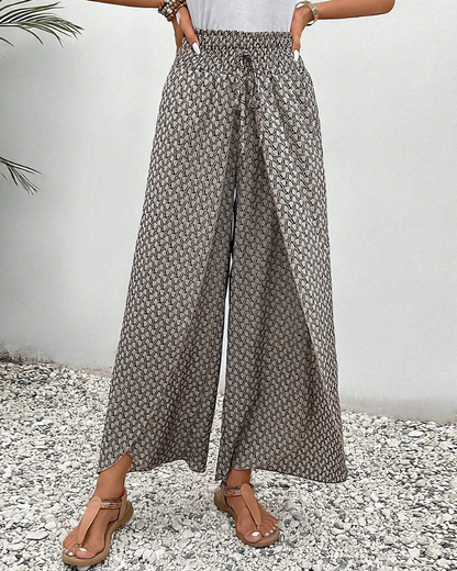 Jessica | Pantalones de pernera ancha relajados