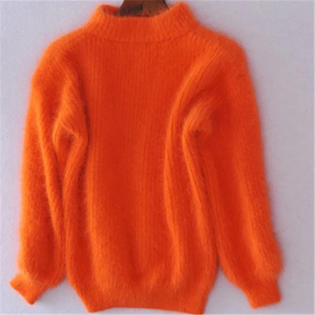 Women’s Trendy Warm High Neck Knit Sweater