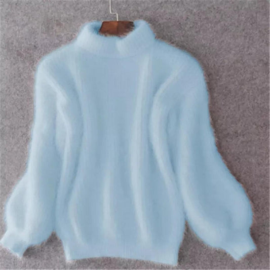 Fiona | Women’s Trendy Warm High Neck Knit Sweater