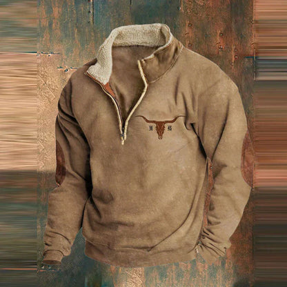 James™ - Suéter vintage cómodo con cremallera