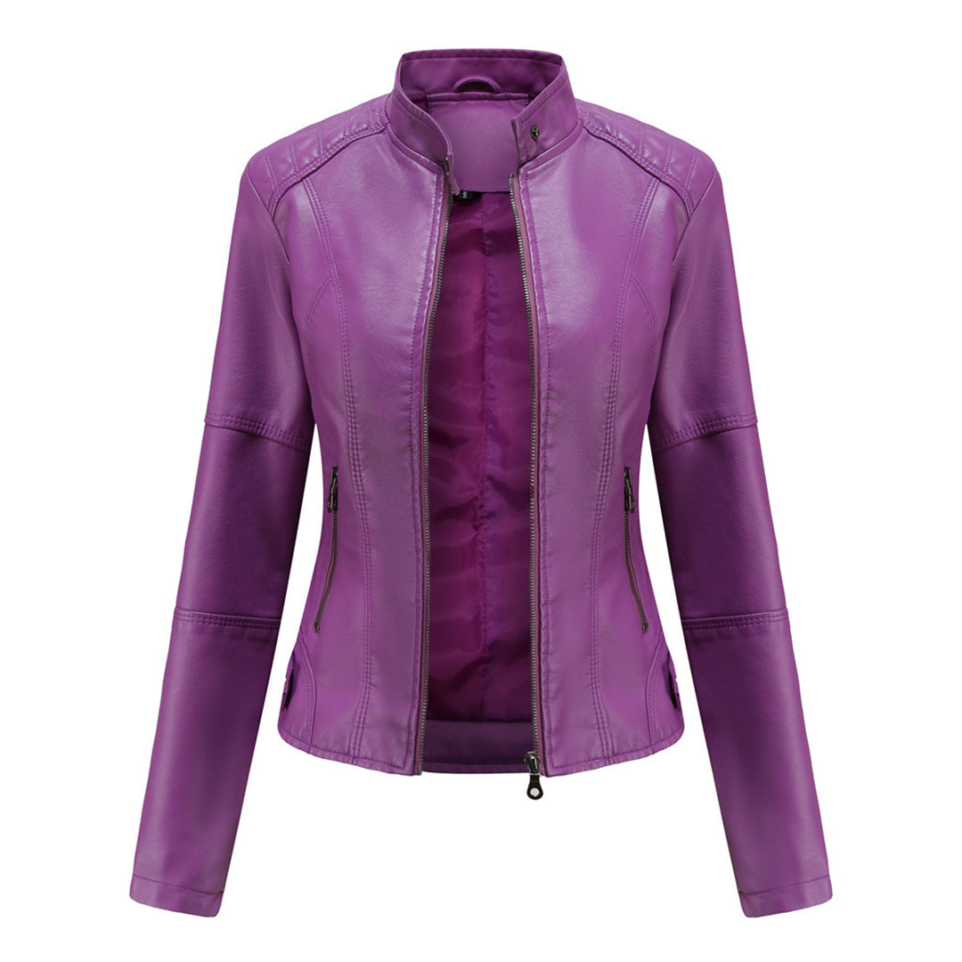 Ella | Chaqueta biker elegante y ajustada para mujer