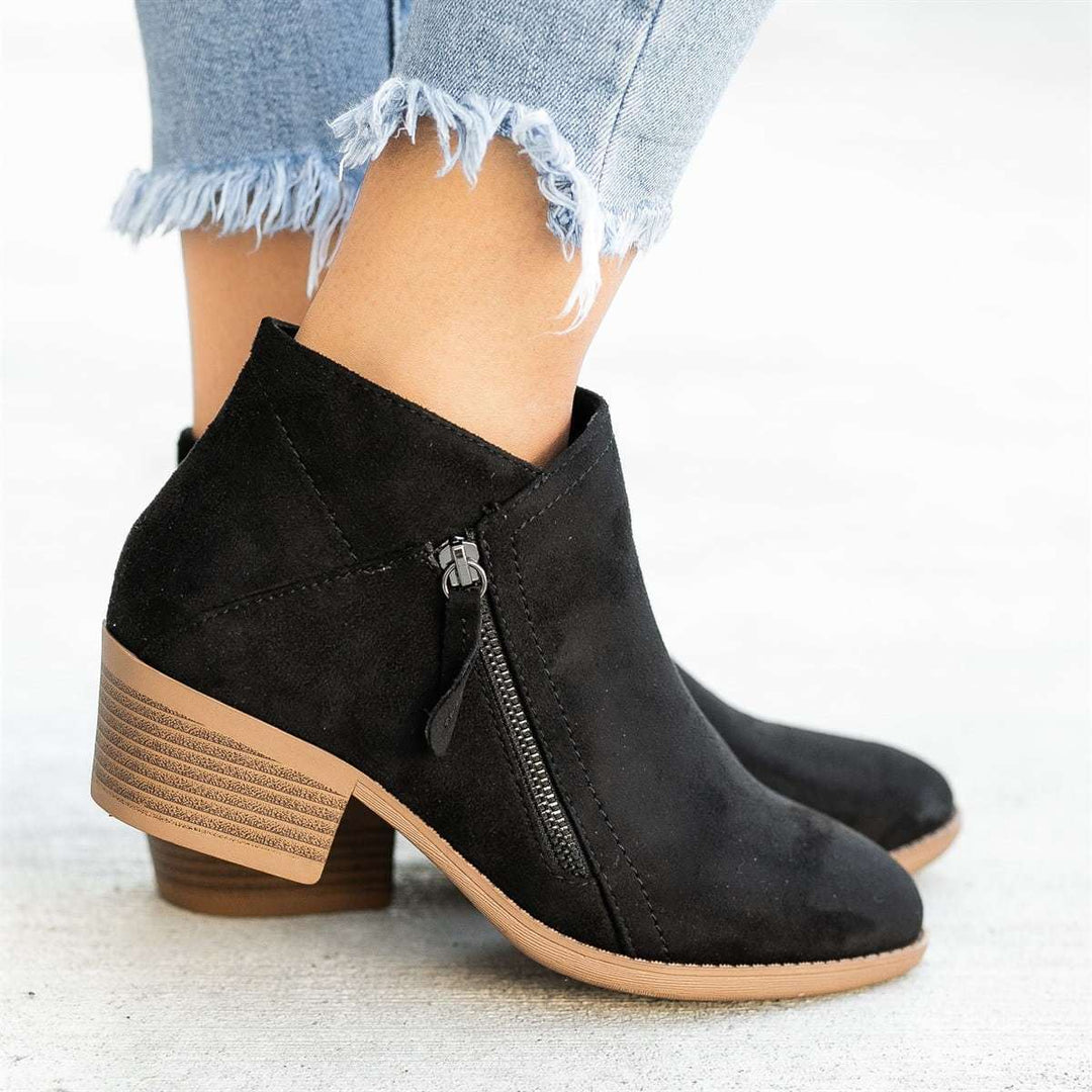 Kimberly | Botines con cremallera para mujer