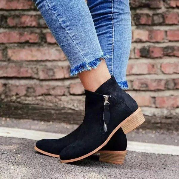 Kimberly | Botines con cremallera para mujer