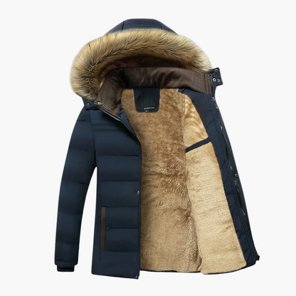 Arthur | Chaquetas de invierno resistentes con forro de piel para hombre 