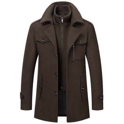 Classic Thermal Wool Blend Coat