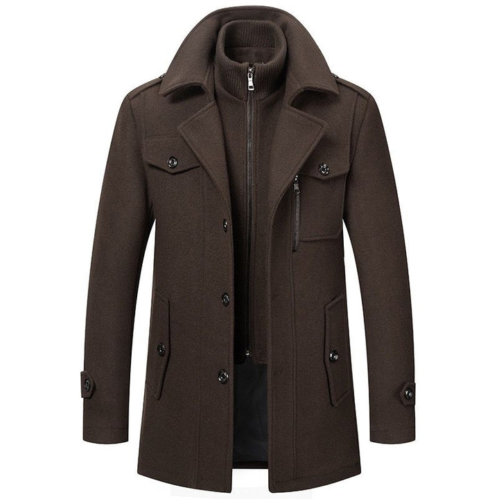 Classic Thermal Wool Blend Coat