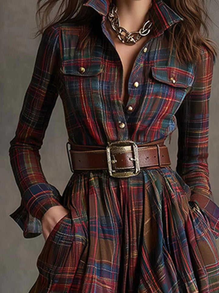 Belted Shirt Dress