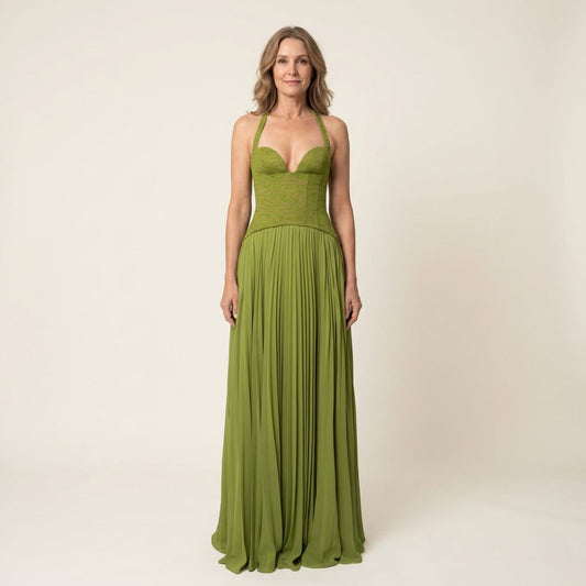 Claire | Vestido maxi fluido