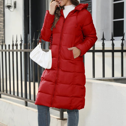 Faith | Abrigo de invierno acolchado con cremallera frontal para mujer