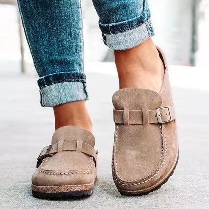 Women’s Casual Buckle Slip On Loafers