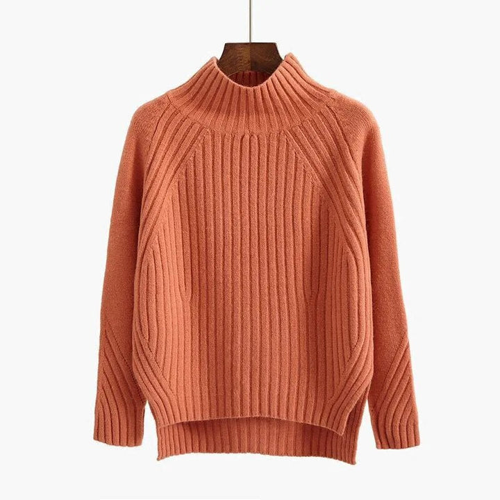 Women’s Ribbed Knit Long Sleeve Sweater