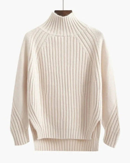 Caroline | Women’s Ribbed Knit Long Sleeve Sweater