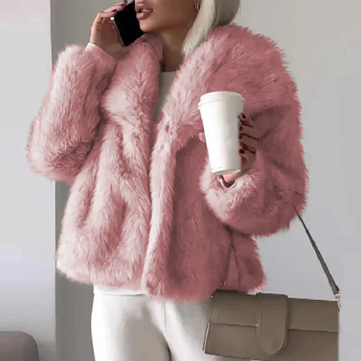 Women’s Relaxed Fit Faux Fur Jacket