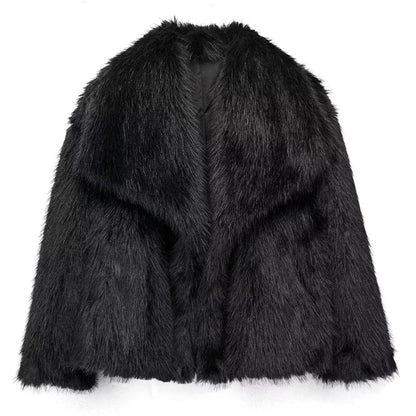 Anna | Chaqueta de piel sintética de corte holgado para mujer